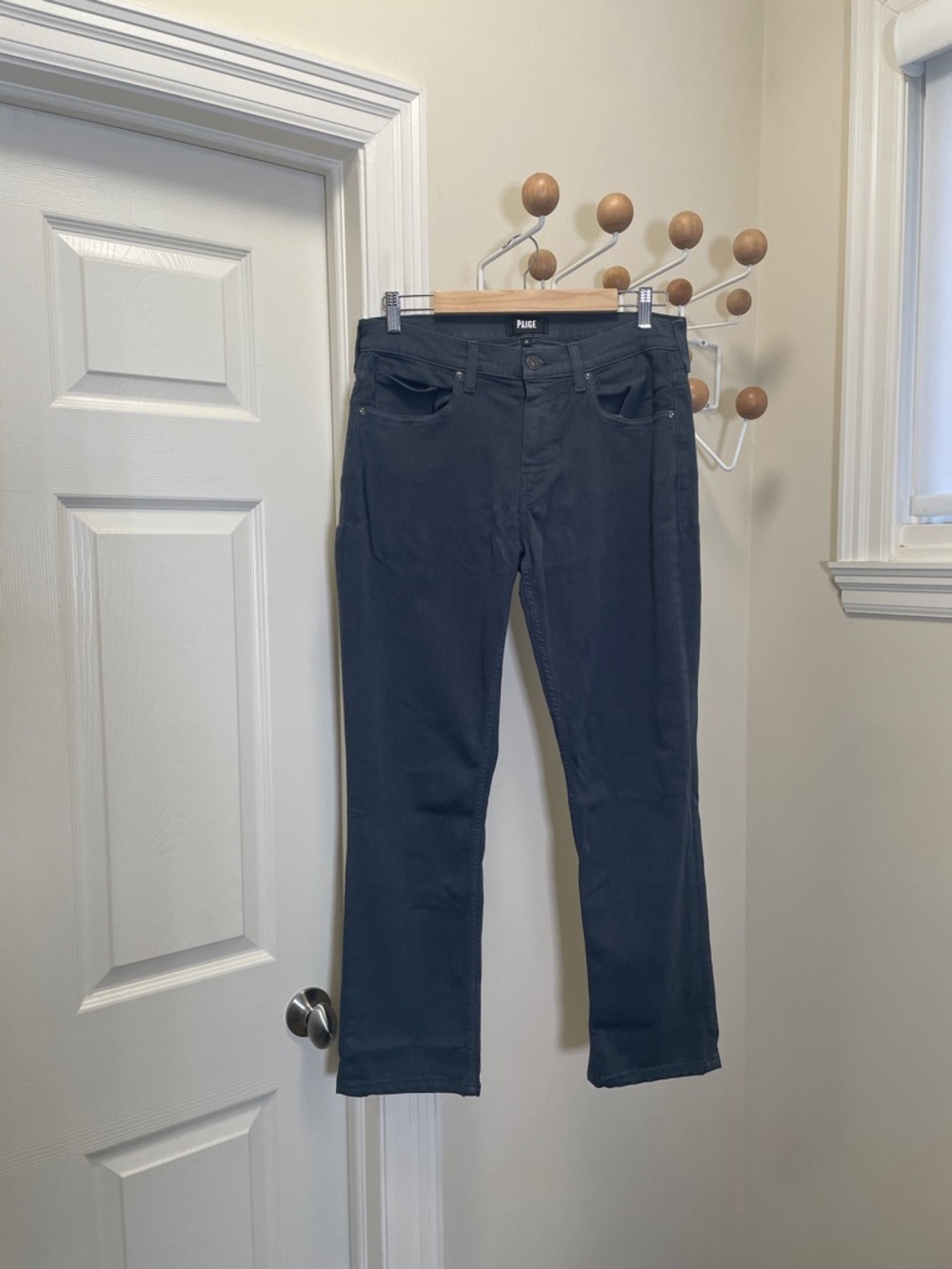 Paige - Federal Straight Legged Pants - Navy - 32